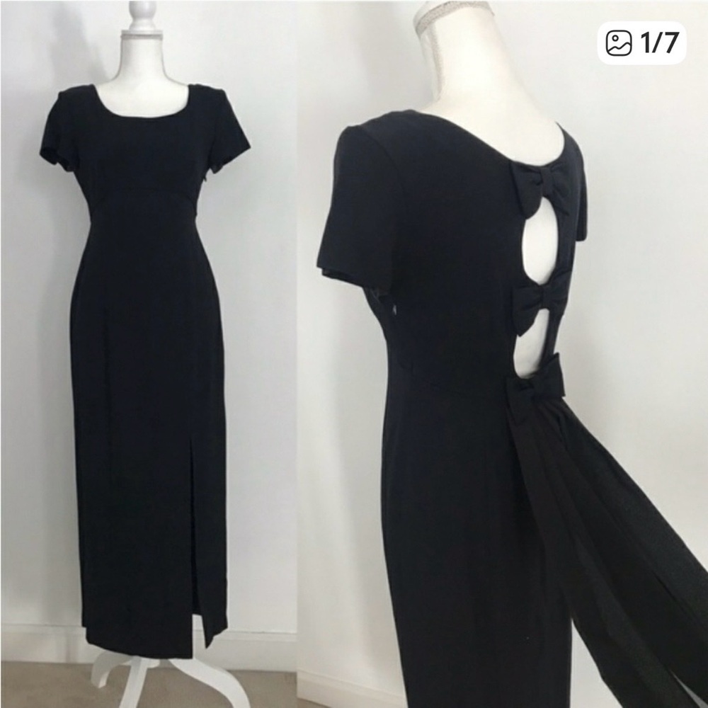 Jeffrey & Dara Vintage Black Cocktail Dress Size 12